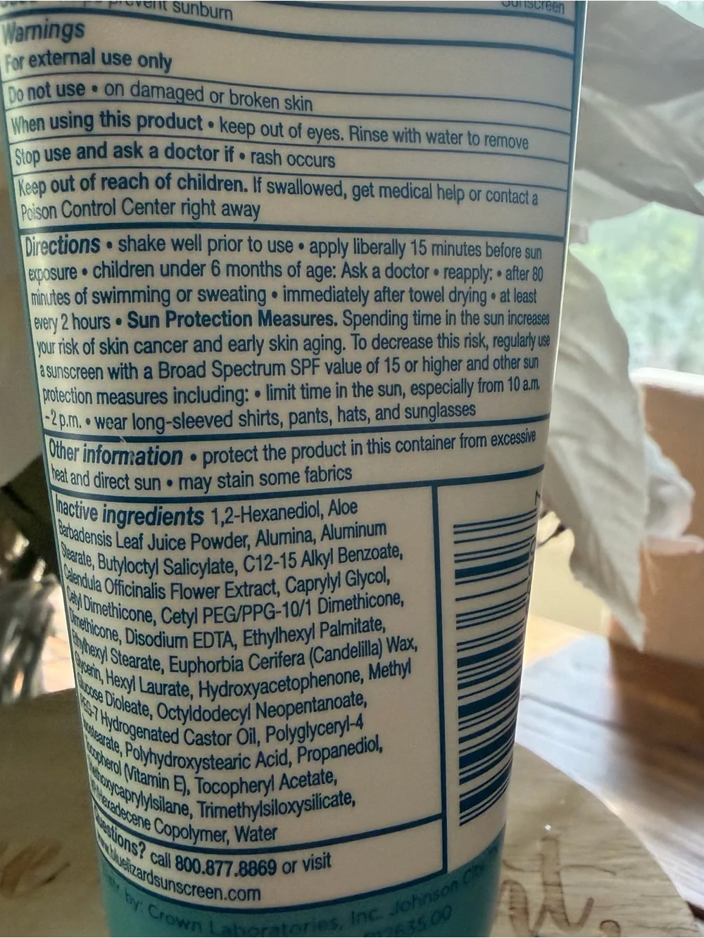 Blue lizard baby Mineralized sunscreen spf 50 NEW SEALED 3 fl oz